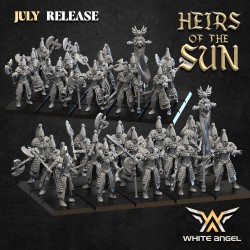 IMPERIAL LION WARRIORS x 10 regular - Bigusson - Druk 3D - White Angels