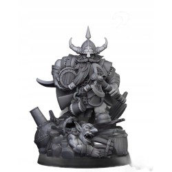 Dwarf Brewmaster - Druk 3d - Highlands Miniatures