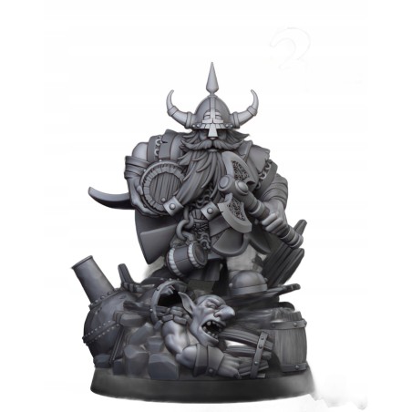 Dwarf Brewmaster - Druk 3d - Highlands Miniatures