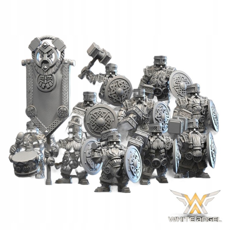 ELITE IRON x 10 - Bigusson - Druk 3D - White Angels