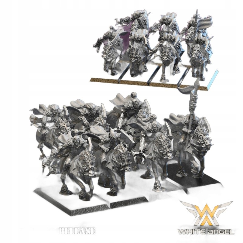 SILENT RIDER x 10 - Bigusson - Druk 3D - White Angels