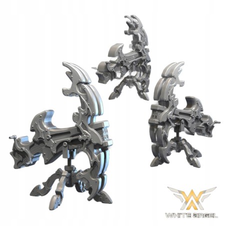Dark Crossbow with 4x crew - Bigusson - Druk 3D - White Angels