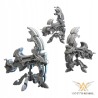 Dark Crossbow with 4x crew - Bigusson - Druk 3D - White Angels