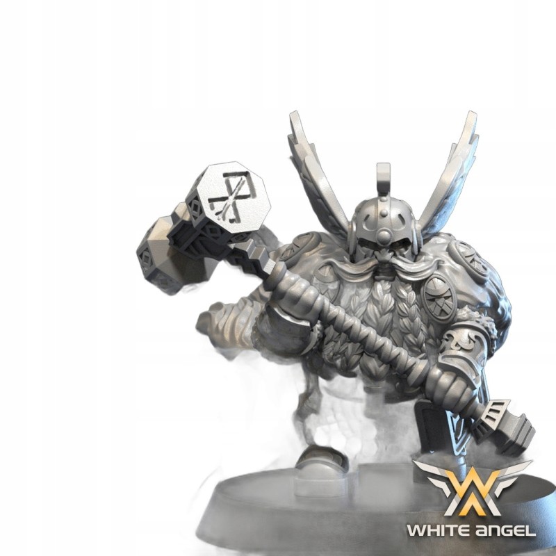 THE GREAT HAMMER - Bigusson - Druk 3D - White Angels
