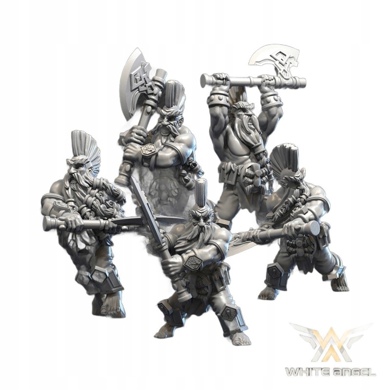 DRAGON KILLER x 5 - Bigusson - Druk 3D - White Angels