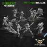 FOREST DANCER x10 - Bigusson - Druk 3D - White Angels