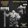 IRONHAMMER - DWARF EMPIRE x 7 + grupa dowodzenia - Bigusson - Druk 3D