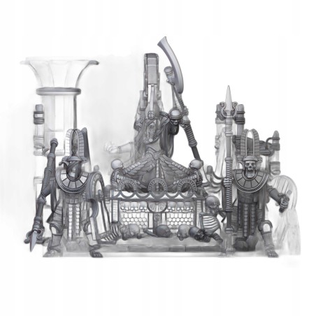 Pharaoh Funeral Ship - Bigusson - Druk 3d - Highlands Miniatures