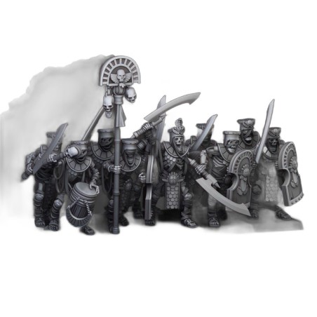 Ancient Guard with Swords x10 - Druk 3d - Highlands Miniatures
