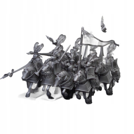 Sunland Cavalry x 2 + 3 grupa dowodzenia - druk 3d - Highlands Miniatures