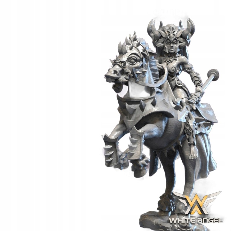 DARK MOTHER RIDER - Bigusson - Druk 3D - White Angels
