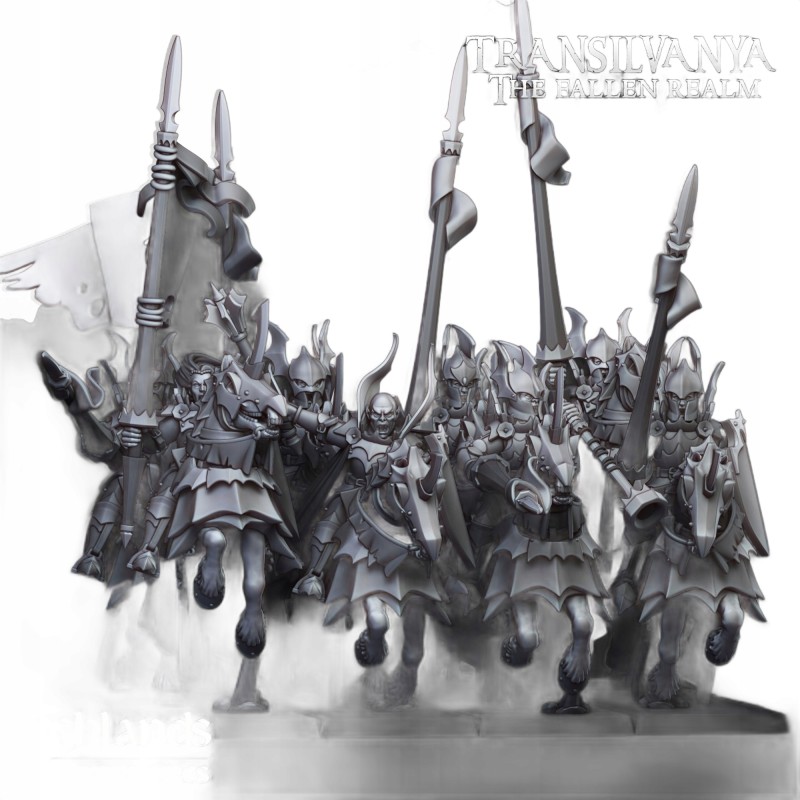 Vampire Knights x5 wraz z cmd - Druk 3d - Highlands Miniatures