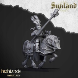 Sunland Cavalry x 2 + 3 grupa dowodzenia - druk 3d - Highlands Miniatures