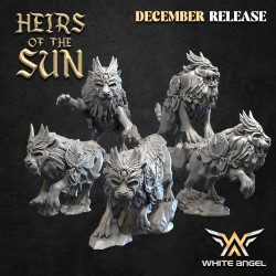 ATTACK LION x5 - Bigusson - Druk 3D - White Angels