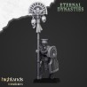 Ancient Guard with Halberds x 7 + cmd - Druk 3d - Highlands Miniatures