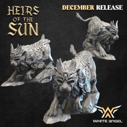 ATTACK LION x5 - Bigusson - Druk 3D - White Angels