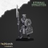 Ancient Guard with Halberds x 7 + cmd - Druk 3d - Highlands Miniatures