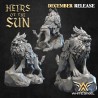 ATTACK LION x5 - Bigusson - Druk 3D - White Angels