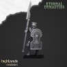 Ancient Guard with Halberds x 7 + cmd - Druk 3d - Highlands Miniatures