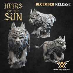 ATTACK LION x5 - Bigusson - Druk 3D - White Angels