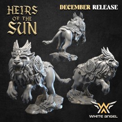 ATTACK LION x5 - Bigusson - Druk 3D - White Angels