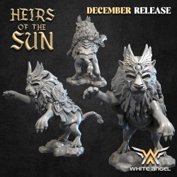 ATTACK LION x5 - Bigusson - Druk 3D - White Angels