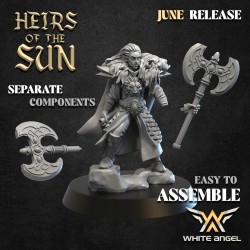 LION COMMANDER - Bigusson - Druk 3D - White Angel Miniatures