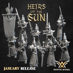 High Warrior of the Sun x7 + cmd - Bigusson - Druk 3D - White Angels