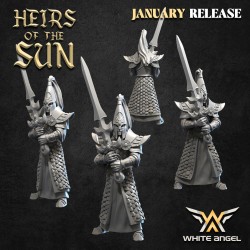High Warrior of the Sun x7 + cmd - Bigusson - Druk 3D - White Angels
