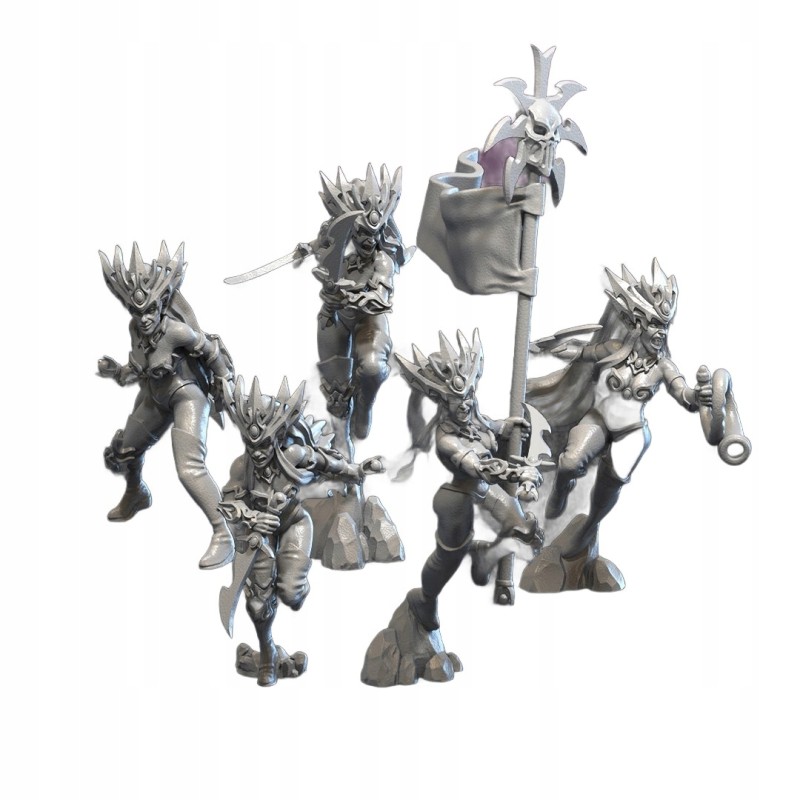 Daughter of the Shadow x 5 - Bigusson - Druk 3D - White Angels