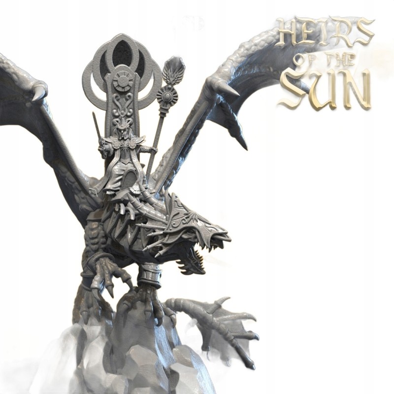 HIGH DRAGON ARCHMAGE - Bigusson - Druk 3D - White Angels