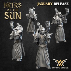 High Warrior of the Sun x7 + cmd - Bigusson - Druk 3D - White Angels