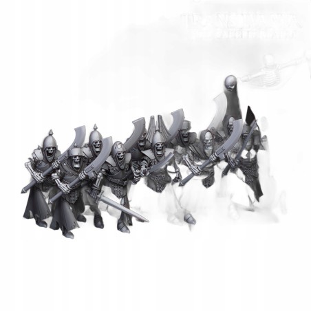 Skeletal Guard with Great Weapons x 10 regular- Highlands Miniatures
