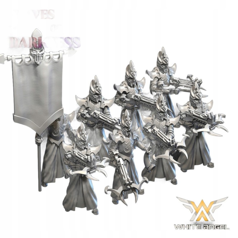 Dark Arrows x7 + grupa dowodzenia - Bigusson - druk 3D - White Angels