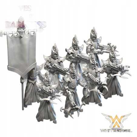 Dark Arrows x7 + grupa dowodzenia - Bigusson - druk 3D - White Angels