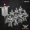 Dark Arrows x7 + grupa dowodzenia - Bigusson - druk 3D - White Angels
