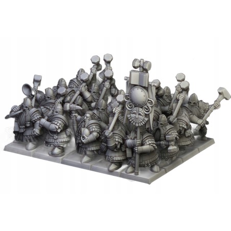 Dwarf Kingsguard Unit x7 + cmd - Bigusson - Druk 3d - Highlands Miniatures