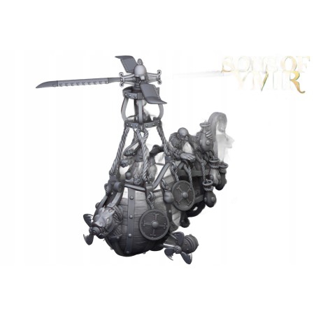 Dwarf Flying Machine - Druk 3d - Highlands Miniatures