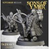 Dwarf Crossbowmen Unit x7 + cmd - Bigusson - Druk 3d - Highlands Miniatures