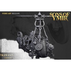 Dwarf Flying Machine - Druk 3d - Highlands Miniatures