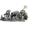 Dwarf Artillery 1 + crew - Druk 3d - Highlands Miniatures