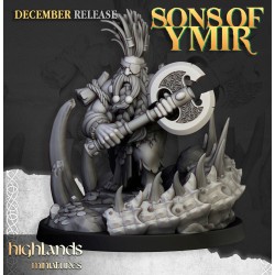 Dwarf Dragonseeker - Bigusson - Druk 3d - Highlands Miniatures