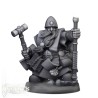 Dwarf Runepriest v1 - Bigusson - Druk 3d - Highlands Miniatures