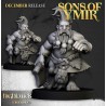 Dwarf Deathseekers x7 +cmd - Bigusson - Druk 3d - Highlands Miniatures
