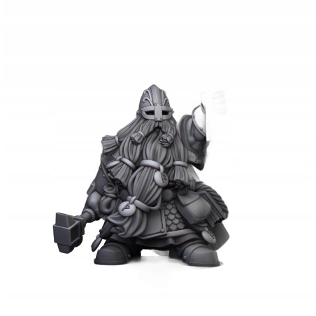Dwarf Runemaster 2 - Bigusson - Druk 3d - Highlands Miniatures