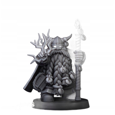 Dwarf Runemaster 1 - Bigusson - Druk 3d - Highlands Miniatures
