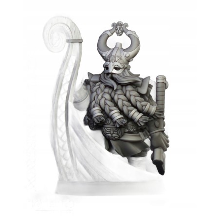 Dwarf Sea Lord - Bigusson - Druk 3d - Highlands Miniatures