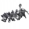 Ancient Skeletons with Bows x7 + command - Highlands Miniatures