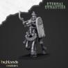 Ancient Skeletal Cavalry with Bows x 7 + command - Highlands Miniatures