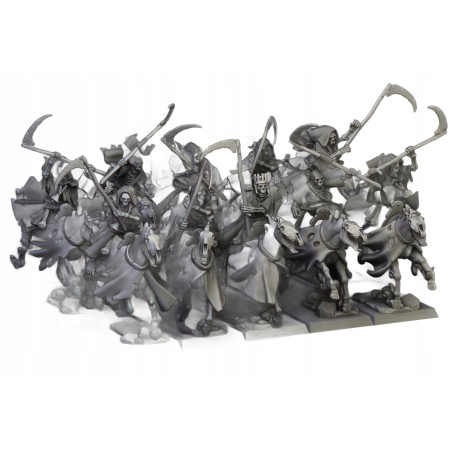 Spectral Cavalry Unit x5 - Bigusson - Druk 3d - Highlands Miniatures